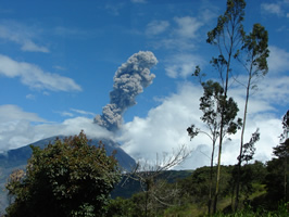 Tungurahua-Wybuich wulkanu4